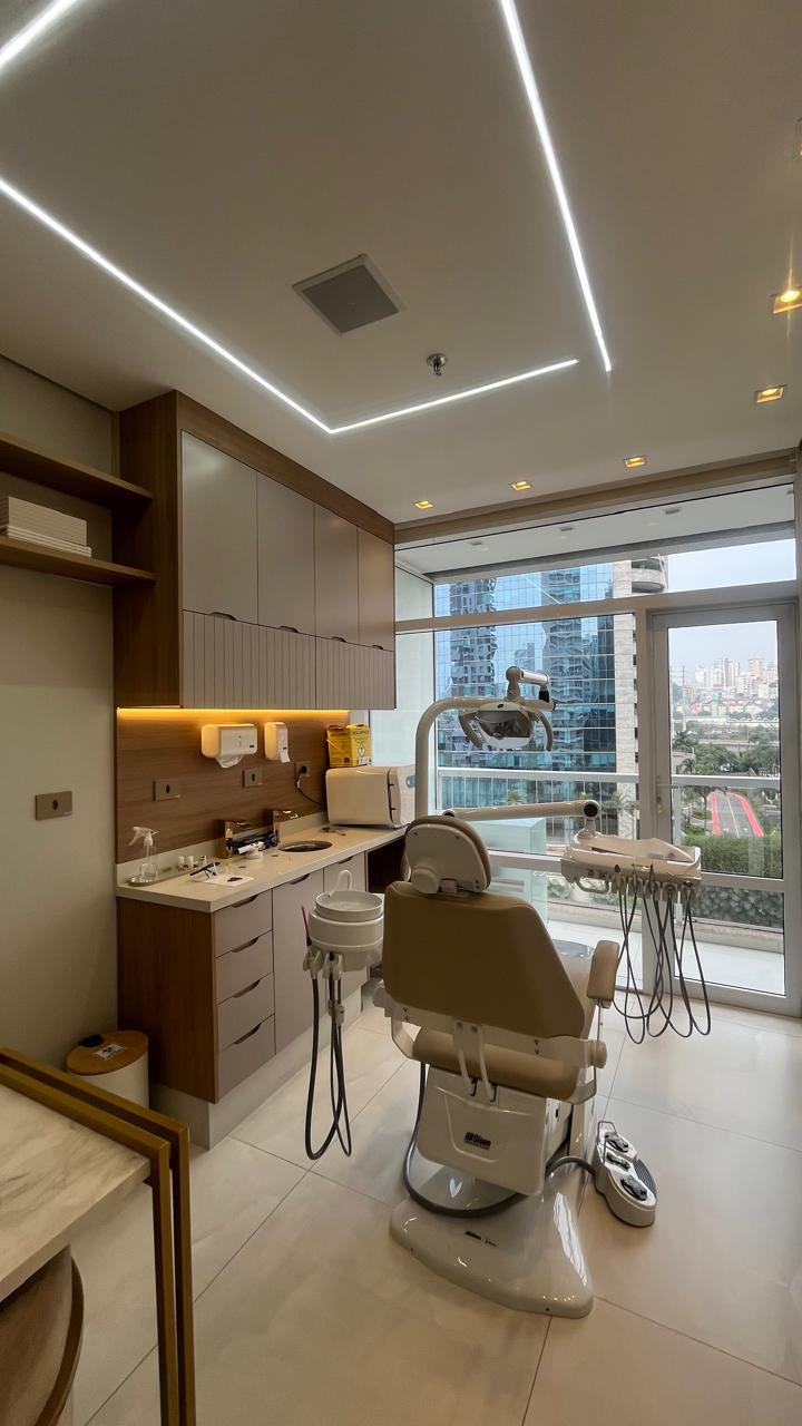 Consultório odontológico moderno do Dr. Mateus